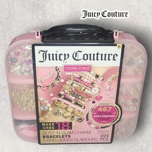 🆕️ MAKE IT REAL JUICY COUTURE GLITZ 'N GLAM JEWELRY CASE